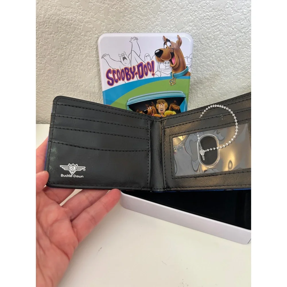 Buckle-Down Blue Scooby-Doo Mystery Machine Bifold Wallet in Tin New!